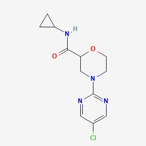 4-(5-chloropyrimidin-2-yl)-N-cyclopropylmorpholine-2-carboxamide