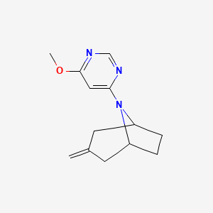 8-(6-methoxypyrimidin-4-yl)-3-methylidene-8-azabicyclo[3.2.1]octane