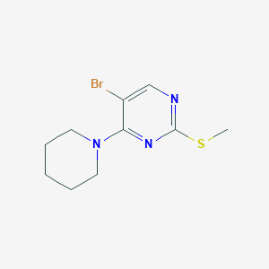 5-bromo-2-(methylsulfanyl)-4-(piperidin-1-yl)pyrimidine