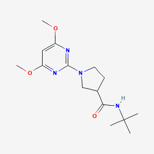 N-tert-butyl-1-(4,6-dimethoxypyrimidin-2-yl)pyrrolidine-3-carboxamide