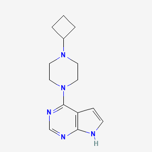 1-cyclobutyl-4-{7H-pyrrolo[2,3-d]pyrimidin-4-yl}piperazine