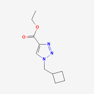 molecular formula C10H15N3O2 B6470278 ethyl 1-(cyclobutylmethyl)-1H-1,2,3-triazole-4-carboxylate CAS No. 2640961-84-6