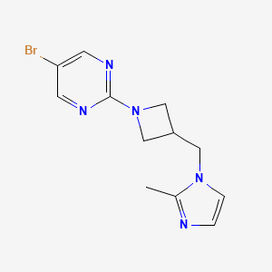 5-bromo-2-{3-[(2-methyl-1H-imidazol-1-yl)methyl]azetidin-1-yl}pyrimidine