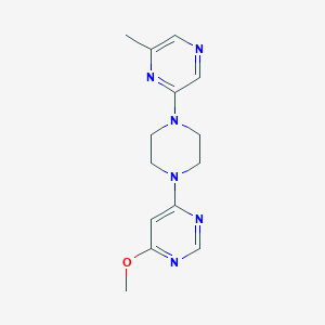 2-[4-(6-methoxypyrimidin-4-yl)piperazin-1-yl]-6-methylpyrazine