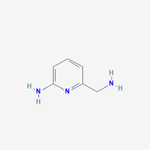 molecular formula C6H9N3 B064707 6-(氨甲基)吡啶-2-胺 CAS No. 167298-54-6