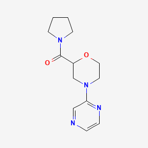 4-(pyrazin-2-yl)-2-(pyrrolidine-1-carbonyl)morpholine