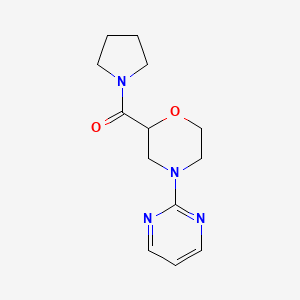 4-(pyrimidin-2-yl)-2-(pyrrolidine-1-carbonyl)morpholine