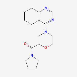 4-[2-(pyrrolidine-1-carbonyl)morpholin-4-yl]-5,6,7,8-tetrahydroquinazoline