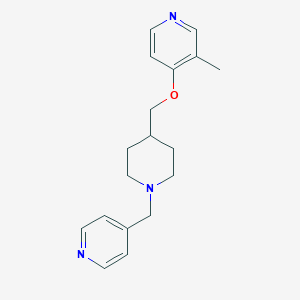 3-methyl-4-({1-[(pyridin-4-yl)methyl]piperidin-4-yl}methoxy)pyridine