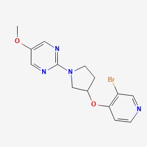 2-{3-[(3-bromopyridin-4-yl)oxy]pyrrolidin-1-yl}-5-methoxypyrimidine