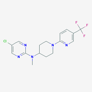 5-chloro-N-methyl-N-{1-[5-(trifluoromethyl)pyridin-2-yl]piperidin-4-yl}pyrimidin-2-amine