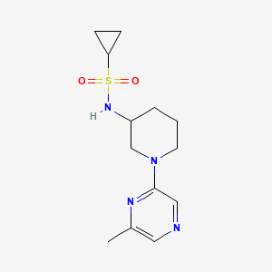 N-[1-(6-methylpyrazin-2-yl)piperidin-3-yl]cyclopropanesulfonamide