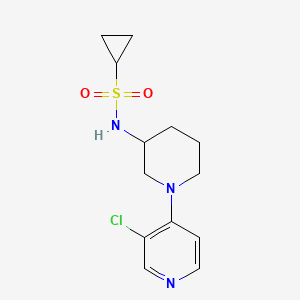 N-[1-(3-chloropyridin-4-yl)piperidin-3-yl]cyclopropanesulfonamide