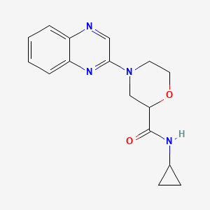 N-cyclopropyl-4-(quinoxalin-2-yl)morpholine-2-carboxamide