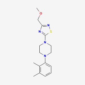 molecular formula C16H22N4OS B6472085 1-(2,3-dimethylphenyl)-4-[3-(methoxymethyl)-1,2,4-thiadiazol-5-yl]piperazine CAS No. 2640863-91-6