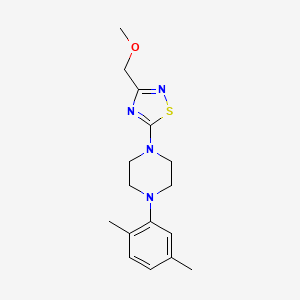 1-(2,5-dimethylphenyl)-4-[3-(methoxymethyl)-1,2,4-thiadiazol-5-yl]piperazine