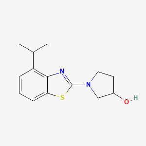 1-[4-(propan-2-yl)-1,3-benzothiazol-2-yl]pyrrolidin-3-ol