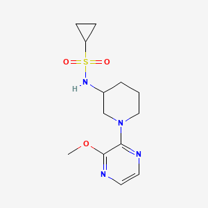 N-[1-(3-methoxypyrazin-2-yl)piperidin-3-yl]cyclopropanesulfonamide