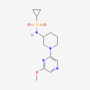 N-[1-(6-methoxypyrazin-2-yl)piperidin-3-yl]cyclopropanesulfonamide