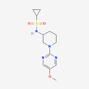 N-[1-(5-methoxypyrimidin-2-yl)piperidin-3-yl]cyclopropanesulfonamide