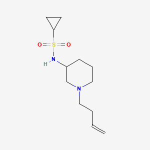 N-[1-(but-3-en-1-yl)piperidin-3-yl]cyclopropanesulfonamide