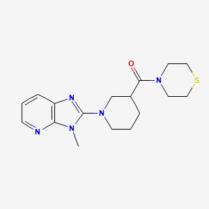 4-(1-{3-methyl-3H-imidazo[4,5-b]pyridin-2-yl}piperidine-3-carbonyl)thiomorpholine