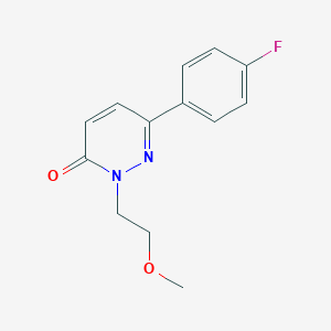 6-(4-fluorophenyl)-2-(2-methoxyethyl)-2,3-dihydropyridazin-3-one