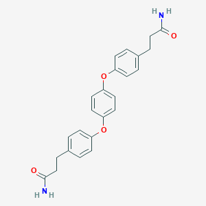 molecular formula C24H24N2O4 B6472742 3-(4-{4-[4-(2-carbamoylethyl)phenoxy]phenoxy}phenyl)propanamide CAS No. 2640835-97-6