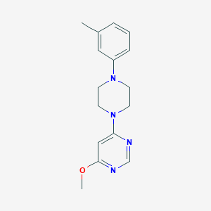 4-methoxy-6-[4-(3-methylphenyl)piperazin-1-yl]pyrimidine