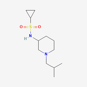 N-[1-(2-methylpropyl)piperidin-3-yl]cyclopropanesulfonamide