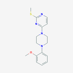 4-[4-(2-methoxyphenyl)piperazin-1-yl]-2-(methylsulfanyl)pyrimidine