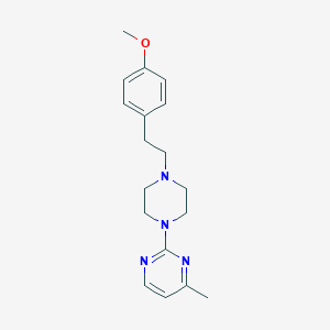 2-{4-[2-(4-methoxyphenyl)ethyl]piperazin-1-yl}-4-methylpyrimidine