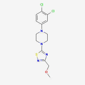 1-(3,4-dichlorophenyl)-4-[3-(methoxymethyl)-1,2,4-thiadiazol-5-yl]piperazine