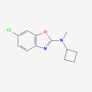 6-chloro-N-cyclobutyl-N-methyl-1,3-benzoxazol-2-amine