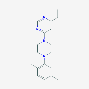 4-[4-(2,5-dimethylphenyl)piperazin-1-yl]-6-ethylpyrimidine