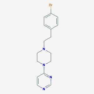 molecular formula C16H19BrN4 B6473240 4-{4-[2-(4-bromophenyl)ethyl]piperazin-1-yl}pyrimidine CAS No. 2640845-58-3