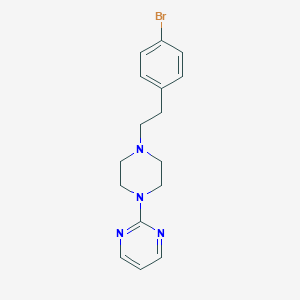 2-{4-[2-(4-bromophenyl)ethyl]piperazin-1-yl}pyrimidine