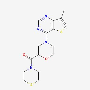 4-{7-methylthieno[3,2-d]pyrimidin-4-yl}-2-(thiomorpholine-4-carbonyl)morpholine