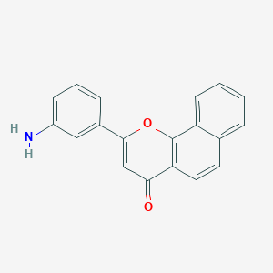 B064733 2-(3-Amino-phenyl)-benzo[h]chromen-4-one CAS No. 185028-75-5