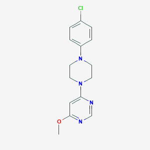 4-[4-(4-chlorophenyl)piperazin-1-yl]-6-methoxypyrimidine