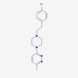 3-{4-[2-(4-bromophenyl)ethyl]piperazin-1-yl}-6-methylpyridazine