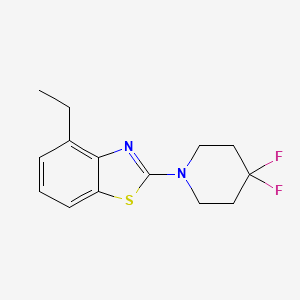 2-(4,4-difluoropiperidin-1-yl)-4-ethyl-1,3-benzothiazole