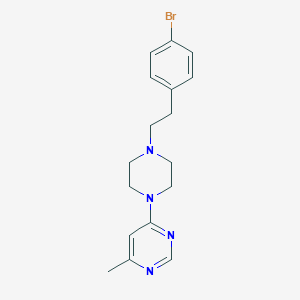 4-{4-[2-(4-bromophenyl)ethyl]piperazin-1-yl}-6-methylpyrimidine