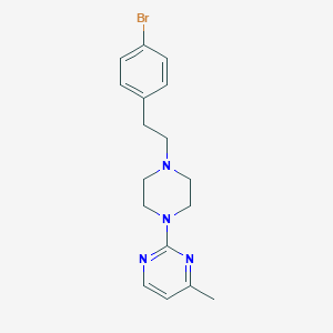 molecular formula C17H21BrN4 B6473616 2-{4-[2-(4-bromophenyl)ethyl]piperazin-1-yl}-4-methylpyrimidine CAS No. 2640978-08-9