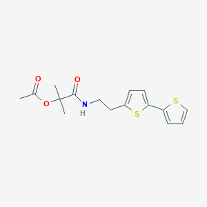 1-[(2-{[2,2'-bithiophene]-5-yl}ethyl)carbamoyl]-1-methylethyl acetate