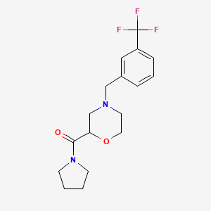 2-(pyrrolidine-1-carbonyl)-4-{[3-(trifluoromethyl)phenyl]methyl}morpholine