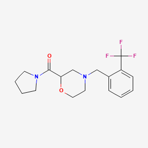 2-(pyrrolidine-1-carbonyl)-4-{[2-(trifluoromethyl)phenyl]methyl}morpholine