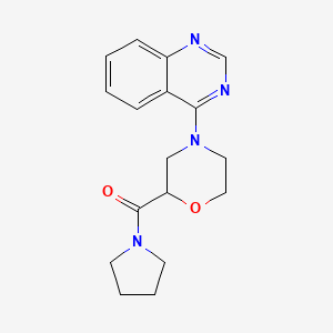 4-[2-(pyrrolidine-1-carbonyl)morpholin-4-yl]quinazoline