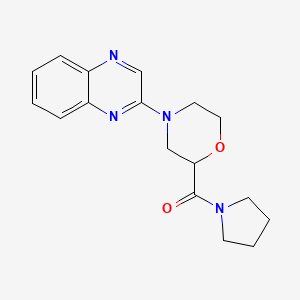 2-[2-(pyrrolidine-1-carbonyl)morpholin-4-yl]quinoxaline