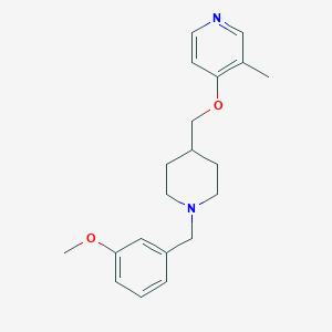 molecular formula C20H26N2O2 B6474091 4-({1-[(3-methoxyphenyl)methyl]piperidin-4-yl}methoxy)-3-methylpyridine CAS No. 2640962-74-7